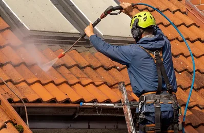 Démoussage et hydrofuge de toiture à Vaudherland